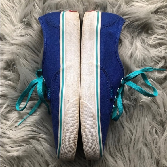 Royal Blue Vans size 7 - Picture 2 of 6